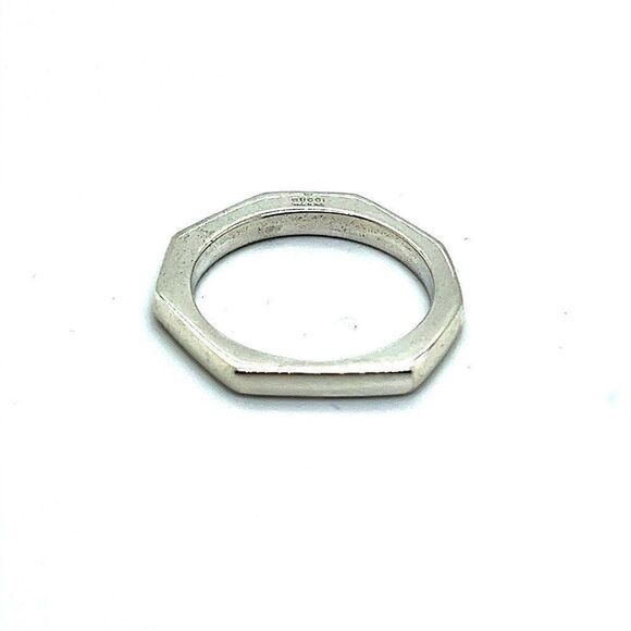 Gucci Estate Abstract Ring Size 10.5 Sterling Silver G5 - Picture 1 of 6